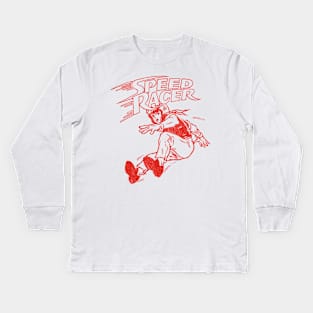 Speed Racer retro Kids Long Sleeve T-Shirt